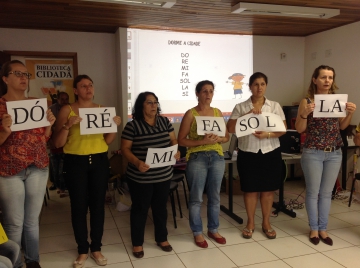 Os professores da Rede Municipal de Ensino de Nova